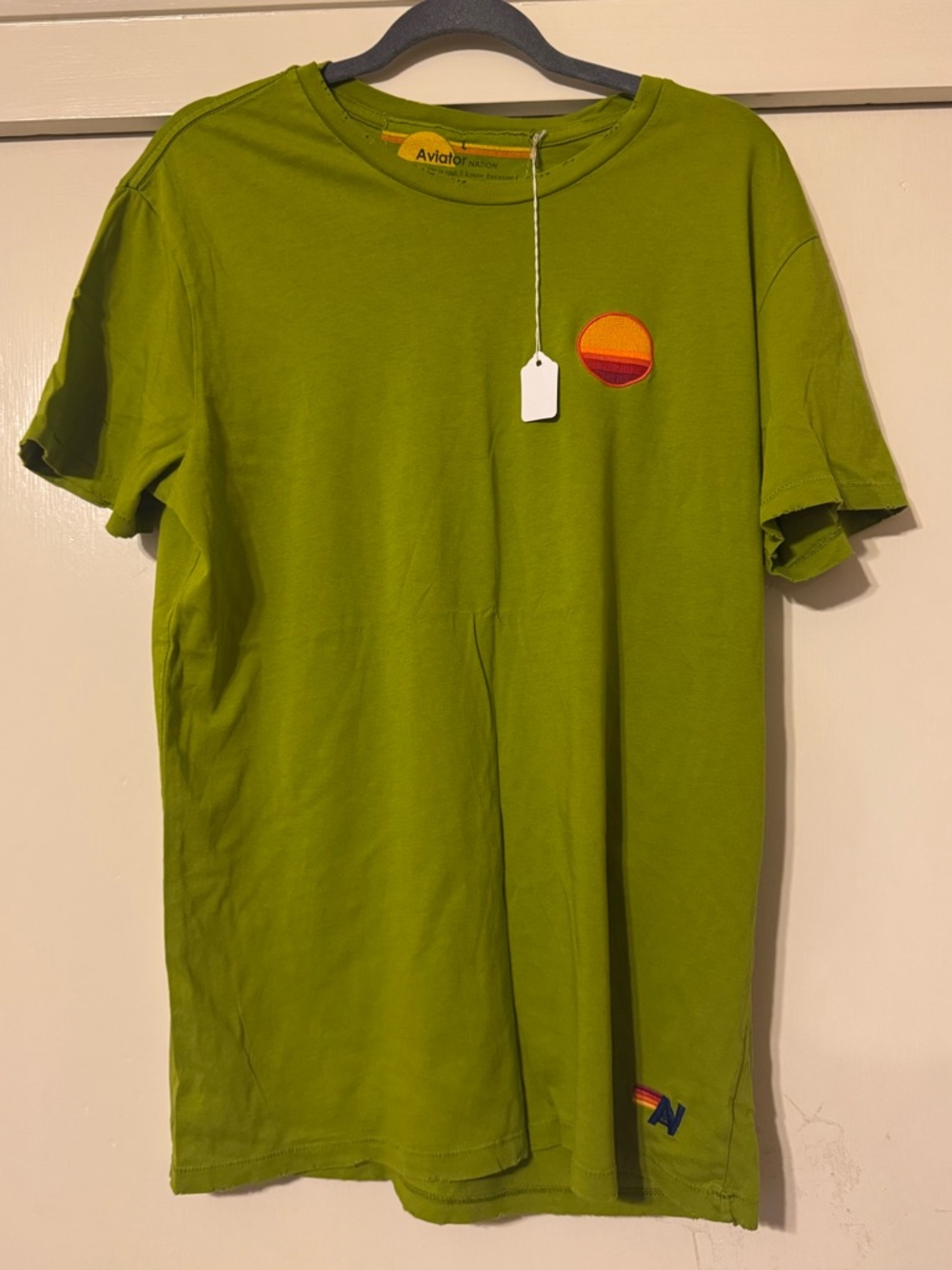 NWT Aviator Nation Sunrise Boyfriend Tee